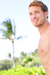 Photo: Handsome man on tropical beach Handsome man on tropical beach