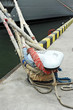 Old mooring bollard in port Odessa, Ukraine