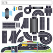 Modern Highway Map Toolkit. Set B