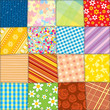 Illustration: Quilt Patchwork Texture. Seamless Pattern Quilt Patchwork Texture. Seamless Pattern