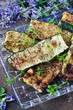 Grilled zucchini