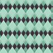 Seamless argyle pattern. Diamond shapes background.