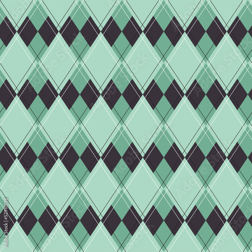 Vector: Seamless argyle pattern. Diamond shapes background. Seamless argyle pattern. Diamond shapes background.