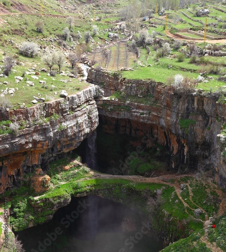 Photo: Baatara Sinkhole and Waterfall, Lebanon. Baatara Sinkhole and Waterfall, Lebanon.