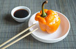 Stuffed pepper with rice