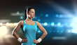 Fitness woman exercising