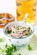 German sausage salad with beer