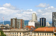 rooftop view of office buildings apartments condos business  Lju