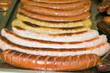 street stand food knockwurst bratwurst fried kasekrainer sausage