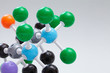 Foto: molecular model molecular model