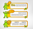 Conceptual banners