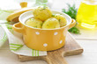 Boiled new potato