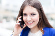 Beautiful woman talking on the phone