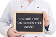 Lactose free and gluten free sorbet