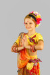 Indian girl (dancer) in inviting posture