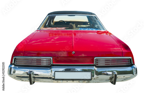 Photo: Old vintage retro car Old vintage retro car