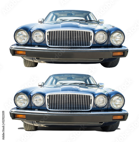 Photo: Old vintage retro car Old vintage retro car