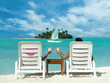 Relaxing by the sea