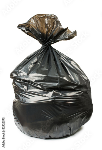 Photo: Black bag of rubbish Black bag of rubbish