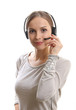 Call Center Woman with Headset
