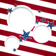Vektor: Vector Illustration of an Independence Day Design Vector Illustration of an Independence Day Design