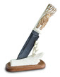 The knife made ​​of Damascus steel