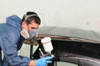 Professional car painting.