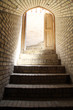 Door and staircase