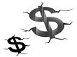 Crash of american dollar
