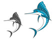 Big blue marlin