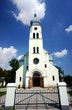 church with bell tower, Poland
