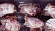 grilling in the backyard