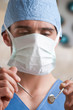 Close-Up of a Dentist at Work