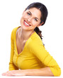Beautiful young woman portrait.