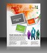 Vector business brochure, flyer, magazine cover