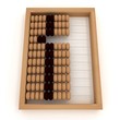 Abacus on a white background