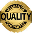 Vektor: Quality guarantee golden label, vector illustration Quality guarantee golden label, vector illustration