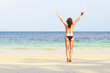 woman on beach