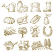hand draw village
