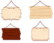wooden board Vector