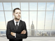 businessman in office
