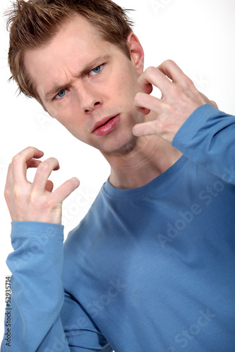 Photo: Frustrated young man Frustrated young man