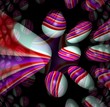 sfere colorate in movimento