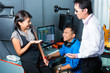 Foto: Asian People in recording studio Asian People in recording studio