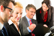 Photo: Business - businesspeople, meeting and presentation in office Business - businesspeople, meeting and presentation in office