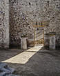 Roman ruins wall gate
