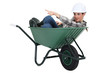 Photo: craftswoman sitting in a barrow craftswoman sitting in a barrow