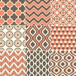 seamless retro pattern print