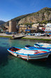Moored fishing boats in Sicily