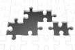 White puzzle pieces